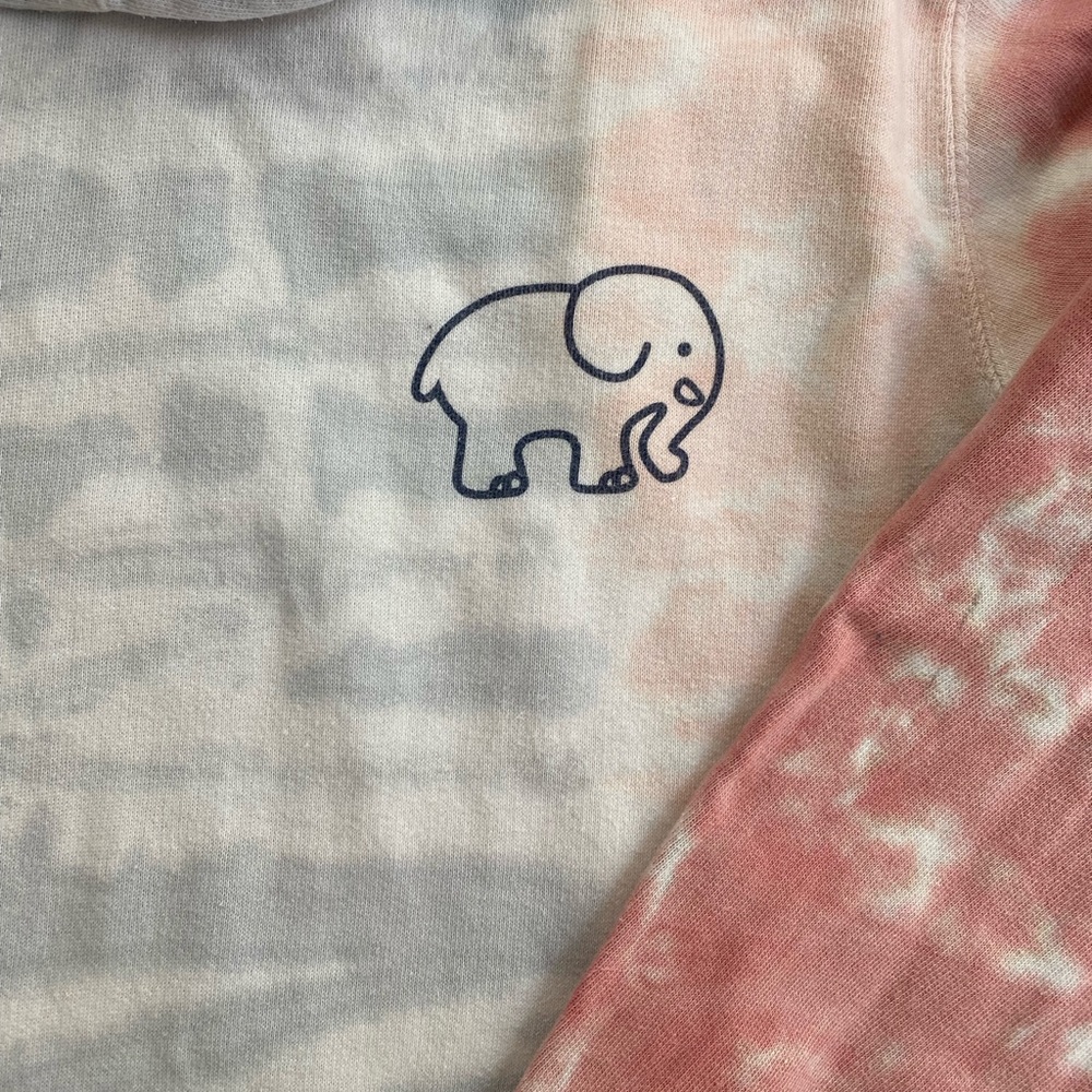 Tye dye ivory Ella sweatshirt